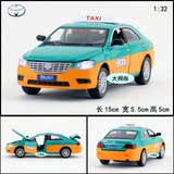 升辉 1:32丰田凯美瑞出租车合金小汽车的士模型声光回力儿童玩具