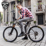 LAUXJACK 钛合金山地车自行车30速禧玛诺XT套件 双油碟刹自行车