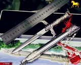 龙泉宝剑刀剑日本短剑防小剑唐剑剑东西洋收藏不锈钢剑未开刃包邮
