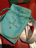 美国正品代购Tiffany蒂芙尼经典款蓝心钥匙短款项链 锁骨链 颈链