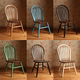 3107/剑背椅/餐桌/咖啡/实木北欧椅子/美式家具/组合/温莎椅