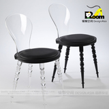 Babel chair个性梳妆台椅透明黑白钢琴椅餐厅椅创意触须椅洽谈椅