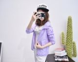 2016新款夏季女 轻薄短款外套 长袖连帽防晒衣  防紫外线  FS001