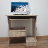 电脑桌带书架 70公分 90公分现代台式书桌组合家用简易办公桌