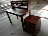 日式实木橡木组合书桌 书柜 电脑桌 现代简约写字台 书架