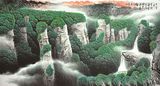 名家作品 紫丰国画书画 客厅字画 六尺山水画 手绘真迹