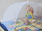 伞形蚊帐儿童宝宝蚊帐 婴儿蚊帐 婴儿伞罩式无底伞形盖帐免安装