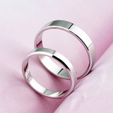 日韩钛钢情侣戒指亲吻鱼变形对戒指环男刻字霸气饰品J0D