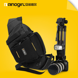 安诺格尔A1072 相机包单反包斜跨摄影包单肩包5d2 600d单反相机包