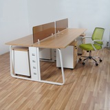 天津办公家具组合职员桌员工位屏风隔断单人办公桌对桌卡座电脑桌