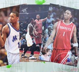 高清相纸NBA麦迪海报墙纸NBA球星篮球明星麦蒂海报周边 一套6张