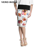 Vero Moda挺括花朵印花图案包臀半身裙|31521G004