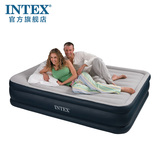 正品INTEX67736/38豪华双人加大加宽加厚双层充气床垫气垫床特价