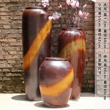 中式陶瓷花瓶组合景德镇陶器大花瓶落地客厅摆件电视柜插花装饰品