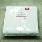 现货日本专柜进口MUJI化妆棉无印良品无漂白纯棉卸妆16新款180枚