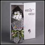 特价新品19 33支礼品盒长方形玫瑰礼盒鲜花包装材料批发礼盒定制