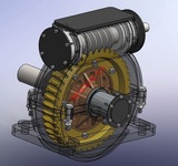 涡轮蜗杆减速器 机械设备设计 3D模型 3D图纸 三维造型
