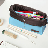 umi笔袋韩国简约女生大容量创意纯色学生铅笔盒文具袋文具盒包邮