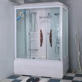 康利达整体淋浴房浴室卫生间沐浴蒸汽冲浪长方形带浴缸玻璃房特价