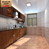 促销仿古厨房卫生间釉面内墙瓷砖300x450厕所田园防滑浴室地板砖