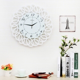 欧式时尚钟表挂钟客厅装饰现代创意时钟圆形个性静音简约卧室挂表