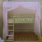 架蚊帐上下床铺双层子母床一体蚊帐儿童学生落地加密1.2m1.5米支