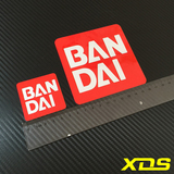 日本万代BANDAI标志高达MG摩托车改装个性logo反光遮划痕机车贴纸
