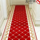 满铺定制走廊红地毯过道楼梯地毯踏步垫 家用玄关门垫 进门 厨房