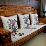 定做古典中式红木沙发坐垫罗汉床垫喜庆飘窗坐垫实木沙发垫中国风