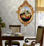 简约现代欧式中纯手绘静物油画古典餐厅餐桌挂画水果红酒装饰有框