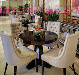 售楼处部洽谈桌椅组合现代简约咖啡厅休闲屋沙发椅中式接待区家具