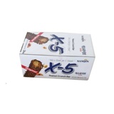 【天猫超市】韩国进口X-5花生牛奶夹心巧克力棒36g*24根盒装零食
