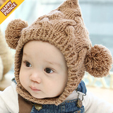 HappyPrince韩国冬款冬季新生婴儿男女宝宝帽子毛线帽子婴儿帽子