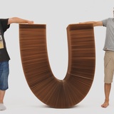 十八纸 创意折叠椅子餐台椅客厅设计变异形休闲家用懒人喜欢家具