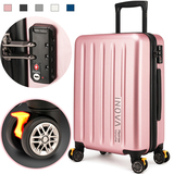 新款玫瑰金拉链拉杆箱万向轮20寸25寸28寸行李箱女旅行箱男登机箱