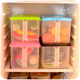 时尚厨房大号密封罐储物盒五谷杂粮糖果奶粉塑料收纳保鲜盒可叠加
