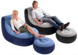 热卖INTEX68564充气沙发组合 含脚垫 单人沙发 懒人沙发