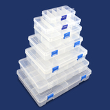 崂山塑料零件盒 螺丝收纳盒工具盒 电子元件盒 样品分类盒物料盒