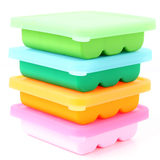美国珀金硅胶制冰格模具冰块制冰盒宝宝辅食盒冷冻盒食品级 9格带