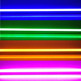 彩色T8LED灯管t8led节能灯黄色蓝色粉红色绿色紫色光T8LED日光灯