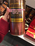 美国代购 godiva歌帝梵 黑巧克力热可可粉 410g罐装 冲饮烘焙