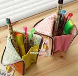 韩国维尼熊轻松熊儿童卡通笔袋小学生文具可站立的笔袋文具盒