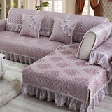 春季新品韩式布艺沙发垫坐垫欧式沙发巾简约现代沙发罩沙发套防滑