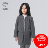 jnby by JNBY江南布衣童装秋冬男女童立领中长款呢料外套1F024144