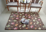 包邮可水洗正方形长方形珊瑚绒地毯主客厅卧室茶几电脑椅地垫