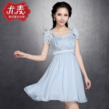 [转卖]尤麦欧式复古2014夏季韩版修身蕾丝雪纺连衣裙品质淑女装