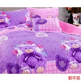 床盖纯棉欧式绗缝被三件套夏被1.2/1.5/1.8m/2.2米床加厚床单床罩