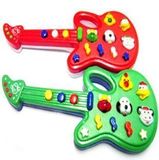 六一儿童电子音乐吉他玩具批发 12首童谣 益智早教 地摊热销货源
