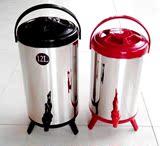 饭店用果汁桶德式商用大容量保温桶不锈钢双层保温奶茶桶豆浆桶