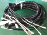 数控机床电子手轮弹簧螺旋电缆线19芯17芯手控盒脉冲线信号线